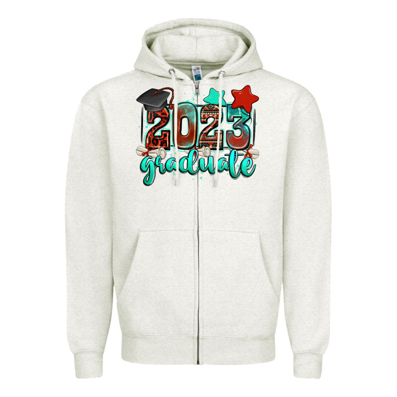 2023 Graduate Zipper Hoodie by Zillion Design Studio | Teevron
