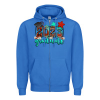 True Royal 2023 graduate Zipper Hoodie - Zillion Design Studio
