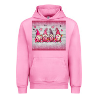 Fuchsia Pink valentine's day gnomes Urban Hoodie - MaliasSmallBusiness