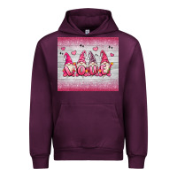 Mauve Wine valentine's day gnomes Urban Hoodie - MaliasSmallBusiness