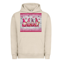 Pigment French Oak valentine's day gnomes Urban Hoodie - MaliasSmallBusiness