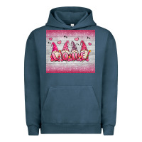 Pigment Midnight Navy valentine's day gnomes Urban Hoodie - MaliasSmallBusiness