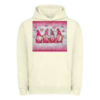Pigment Pistachio valentine's day gnomes Urban Hoodie - MaliasSmallBusiness