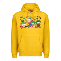 Lemon autism awareness day coffee cups Premium Hoodie - MaliasSmallBusiness