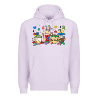Lilac autism awareness day coffee cups Premium Hoodie - MaliasSmallBusiness