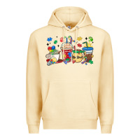 Pina Colada autism awareness day coffee cups Premium Hoodie - MaliasSmallBusiness