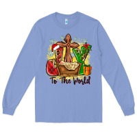 Colony Blue joy to the world Long Sleeve Tee - Zillion Design Studio