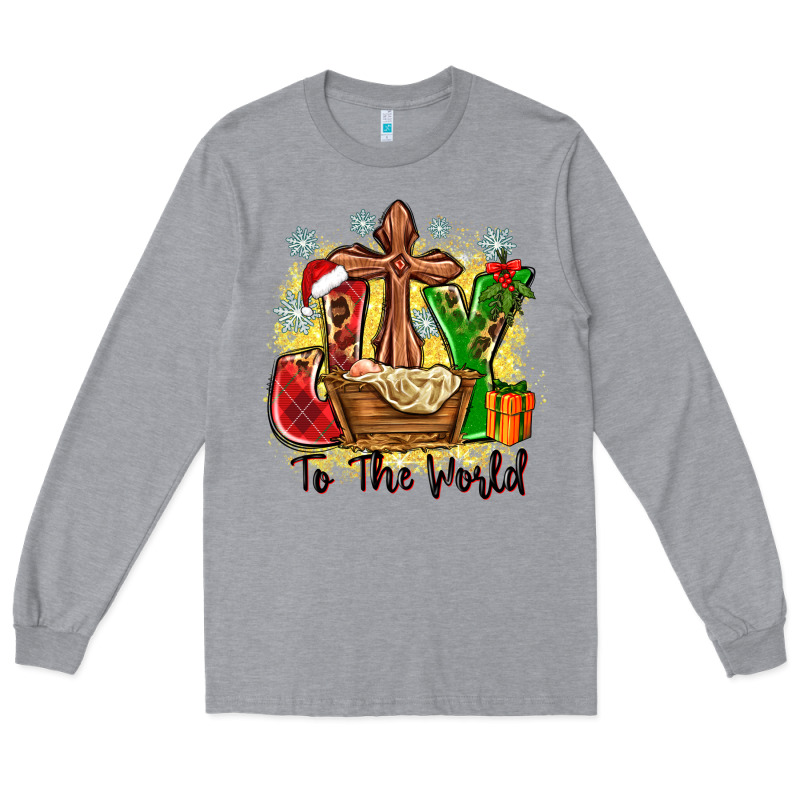 Joy To The World Long Sleeve Tee by Zillion Design Studio | Teevron