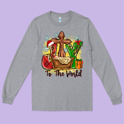 Long Sleeve Tee joy to the world