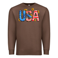 Chestnut usa sunflower Premium Sweatshirt - AdoDesignShop