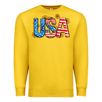 Lemon usa sunflower Premium Sweatshirt - AdoDesignShop