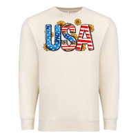 Sandshell usa sunflower Premium Sweatshirt - AdoDesignShop