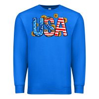 True Royal usa sunflower Premium Sweatshirt - AdoDesignShop