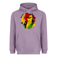 Lavender juneteenth fist Heavyweight Hoodie - HRA Design Shop