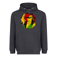 Smoke juneteenth fist Heavyweight Hoodie - HRA Design Shop
