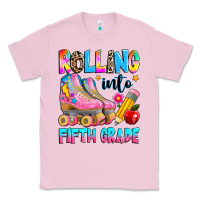 Bubblegum Pink rolling into fifth grade Classic Tee - texasbilliewilder