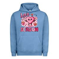 Pigment Pebble Blue love season Urban Hoodie - MaliasSmallBusiness