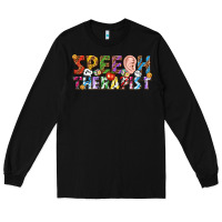 Black speech therapist Long Sleeve Tee - texasbilliewilder