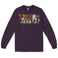 Plum speech therapist Long Sleeve Tee - texasbilliewilder