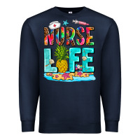 Navy nurse life summer Premium Sweatshirt - AdoDesignShop