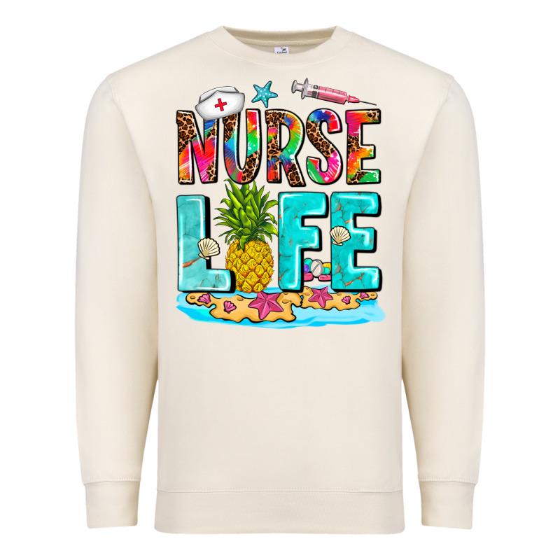 Nurse Life Summer Premium Sweatshirt by AdoDesignShop | Teevron