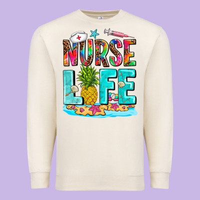 Nurse Life Summer Premium Sweatshirt Designed By Adodesignshop