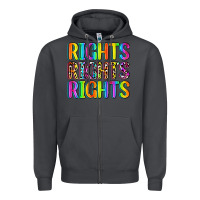 Smoke rights rights rights (pride) Zipper Hoodie - Zillion Design Studio