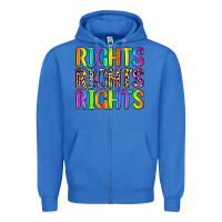True Royal rights rights rights (pride) Zipper Hoodie - Zillion Design Studio
