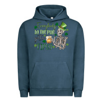 Pigment Midnight Navy everybody in the pub gettin' tipsy Urban Hoodie - MaliasSmallBusiness