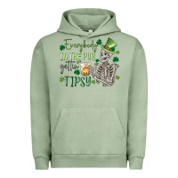Pigment Oil Green everybody in the pub gettin' tipsy Urban Hoodie - MaliasSmallBusiness