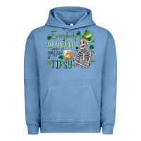Pigment Pebble Blue everybody in the pub gettin' tipsy Urban Hoodie - MaliasSmallBusiness