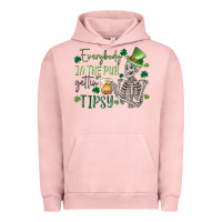 Pigment Salmon everybody in the pub gettin' tipsy Urban Hoodie - MaliasSmallBusiness