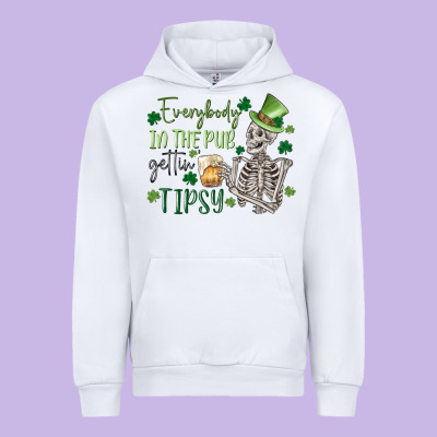 Everybody In The Pub Gettin' Tipsy Urban Hoodie Designed By Maliassmallbusiness
