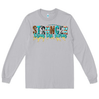 Moon Dust stronger than the storm Long Sleeve Tee - texasbilliewilder