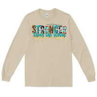 Mushroom stronger than the storm Long Sleeve Tee - texasbilliewilder