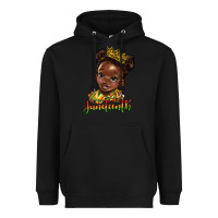 Black juneteenth black girl Heavyweight Hoodie - HRA Design Shop