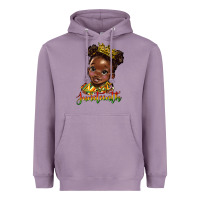 Lavender juneteenth black girl Heavyweight Hoodie - HRA Design Shop