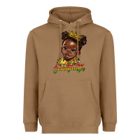 Toasted Coconut juneteenth black girl Heavyweight Hoodie - HRA Design Shop