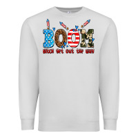 Dove Grey boom bitch get out the way Premium Sweatshirt - AdoDesignShop
