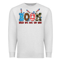 Oatmeal Heather boom bitch get out the way Premium Sweatshirt - AdoDesignShop