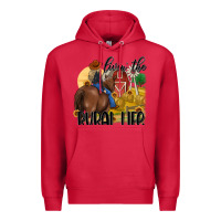 Cardinal livin the rural life Premium Hoodie - MaliasSmallBusiness