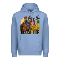 Colony Blue livin the rural life Premium Hoodie - MaliasSmallBusiness