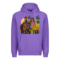 Purple livin the rural life Premium Hoodie - MaliasSmallBusiness
