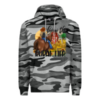 Slate Camo livin the rural life Premium Hoodie - MaliasSmallBusiness