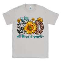 Moon Dust with god all things are possible sunflower Classic Tee - Zillion Design Studio