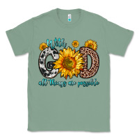 Sage with god all things are possible sunflower Classic Tee - Zillion Design Studio