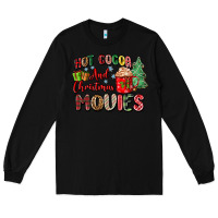 Black hot cocoa and christmas movies Long Sleeve Tee - Zillion Design Studio