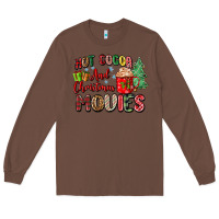 Chestnut hot cocoa and christmas movies Long Sleeve Tee - Zillion Design Studio
