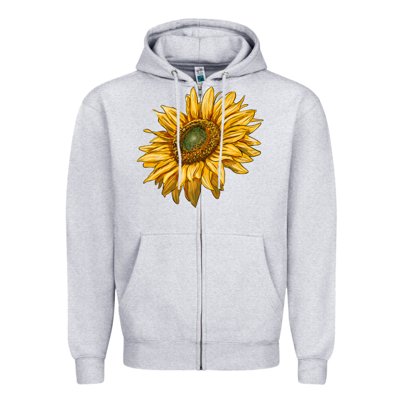 Sunflower Zipper Hoodie by RanaPortraitStore | Teevron