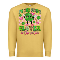 Antique Gold i'm the cutest clover in the patch Premium Sweatshirt - Artiststas